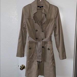 DKNY KHAKI TRENCHCOAT